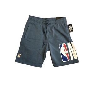 NBA Fleece Trainer Sweat Shorts Blue Men’s Size Large